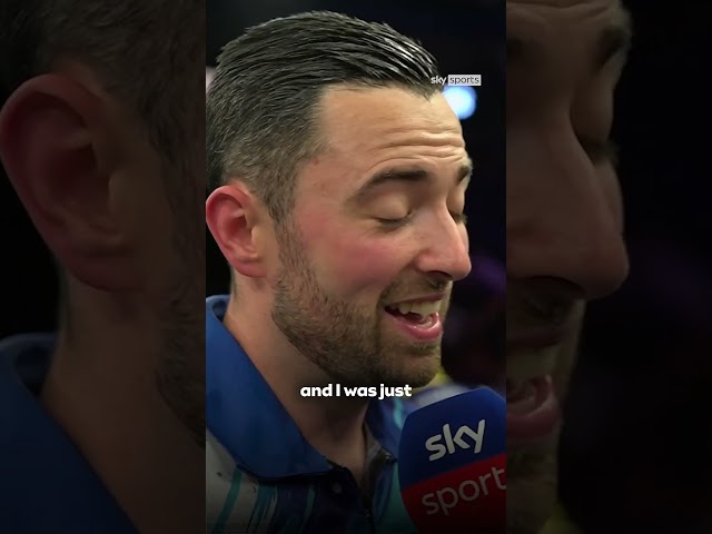 Luke Humphries, always gracious in defeat 👏
