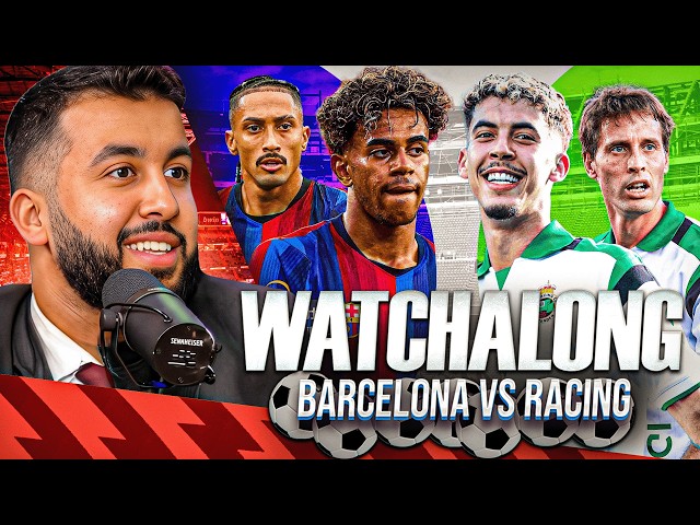 BARCELONA VS RACING SANTANDER I LA LIGA WATCHALONG!