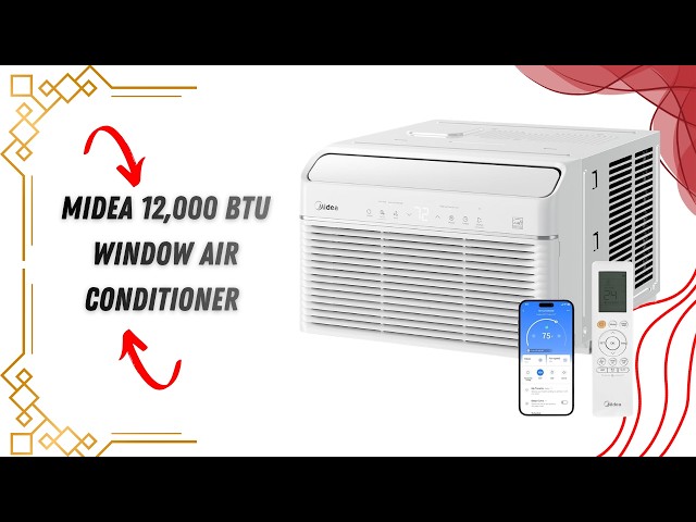 Beat Summer Heat Without the Noise — Midea 12,000 BTU Heat 550 Sq Ft Window Air Conditioner — Review