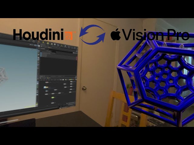HoudiniMeshSync on AppleVisionPro