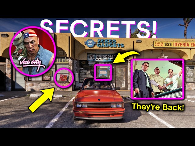 50+ GTA 6 Extended Look Easter Eggs & Secrets That You Missed!