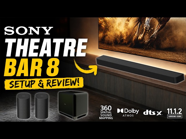 Sony Bravia Theatre Bar 8 Setup & Review | Bravia Theatre Rear 8 | SA-SW5 Subwoofer
