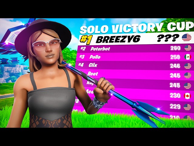 WINNING THE SOLO VICTORY CUP..