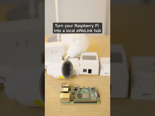 Turn your Raspberry Pi into a local eWeLink hub. #raspberrypi  #ewelink  #shorts