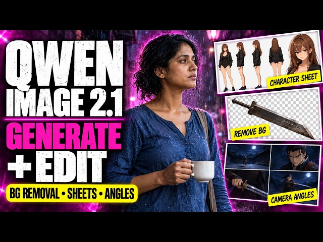 Qwen Image 2.1 ComfyUI Tutorial: Image Edit, Text to Image & Best Settings