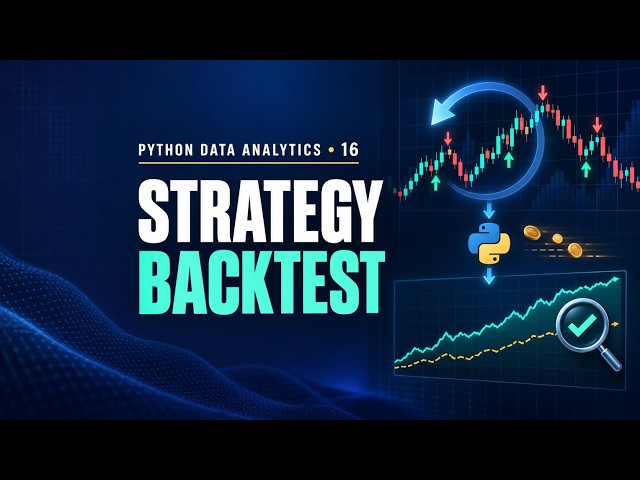 Python Data Analytics #16: Backtesting a Simple Trading Strategy in Python