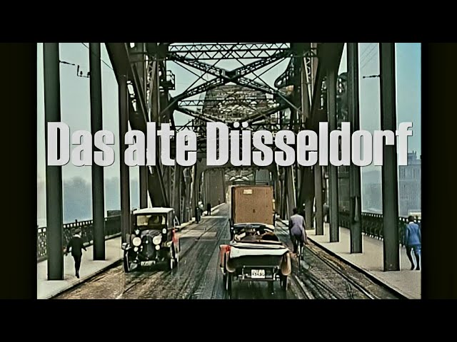 Düsseldorf 1910s and 20s - colored - from the documentary: The Old Rhineland in Color