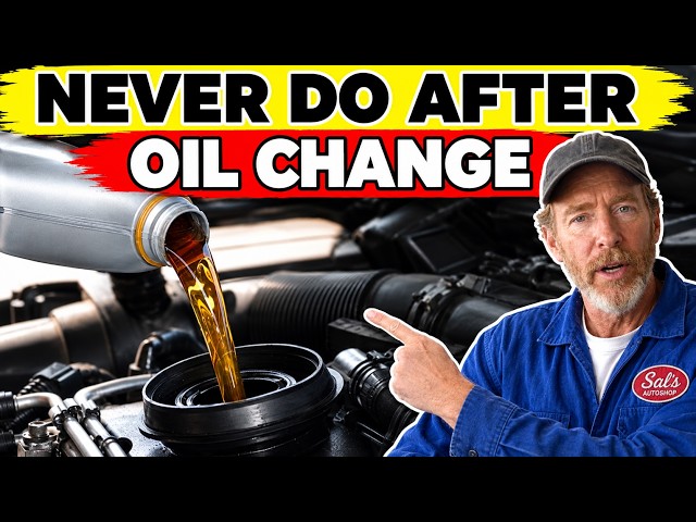 NEVER Do This After an Oil Change! (KILLS Your Engine Fast)