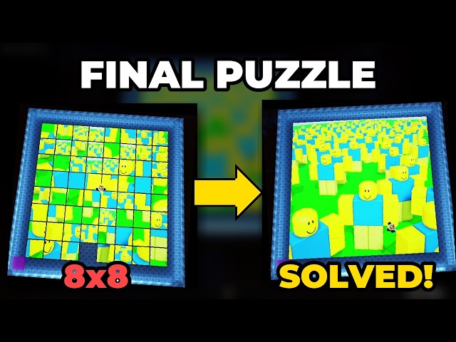 How to SOLVE the FINAL PUZZLE (8x8 Slide Puzzle) | Roblox The Hunt 20 Event