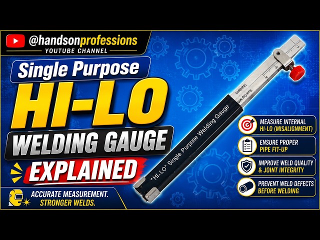 Single Purpose HI-LO Welding Gauge Explained | How to Check Internal Misalignment