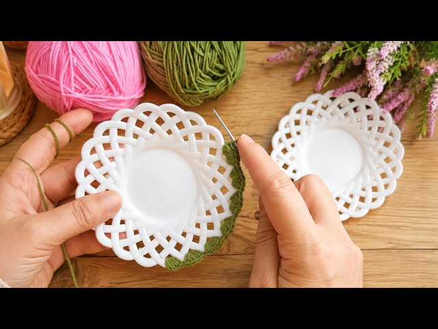 Crochet Edging for Plates   Easy & Elegant DIY