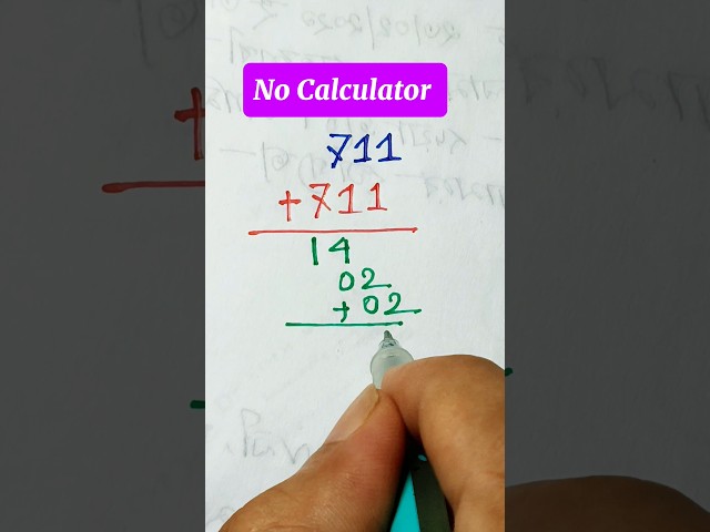 🤓Easy Math | Fast Addition Method #fastmaths #easymath