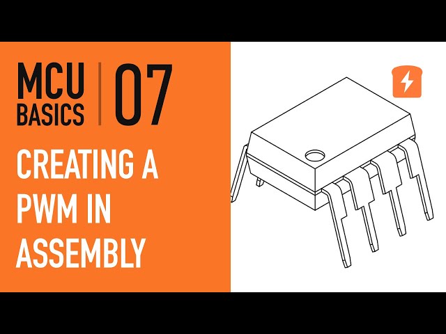 Creating a PWM in Assembly - Part 7 Microcontroller Basics (PIC10F200)