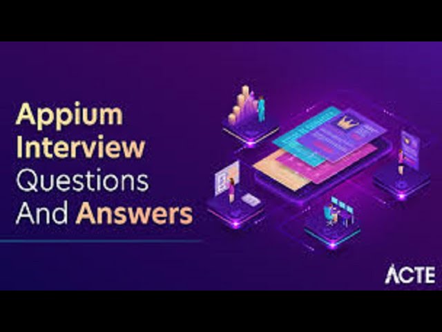Appium Interview Questions for Beginners | Mobile Automation Testing | QA Interview Prep
