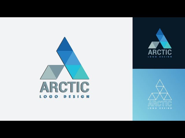Logo Design Free Process With Triangle Shape In Adobe Illustrator Tutorials