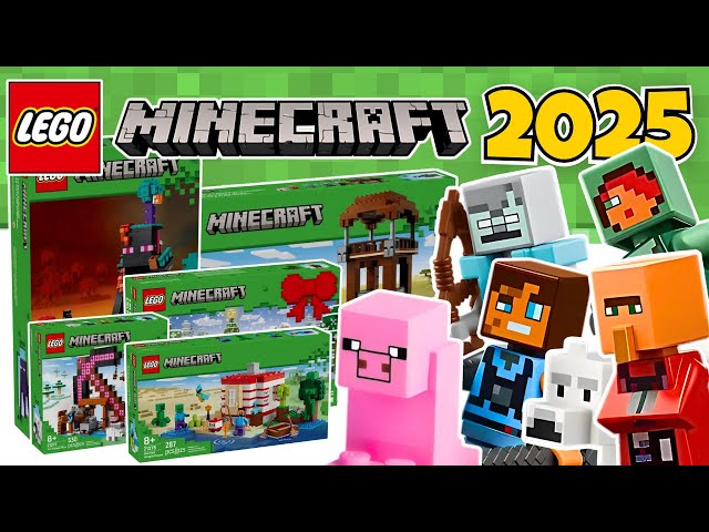 BEST LEGO Minecraft WAVE! Summer 2025