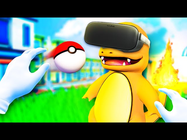 I Caught A Charmander in POKEMON VR! - Pokemon VR Alpha
