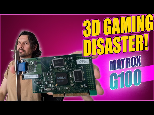 🚨 The Matrox G100 Was NOT Ready for 3D Gaming