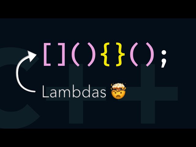 The C++ Lambdas