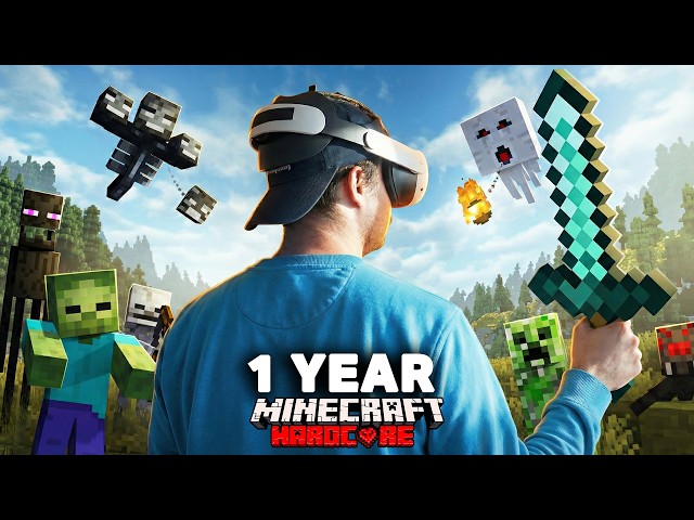 1 Year in Ultra Realistic Minecraft 