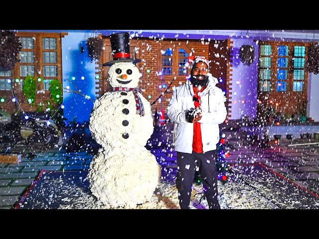 Christmas SnowMan Making | സ്‌നോമാനെ ഉണ്ടാക്കി | M4 Tech |