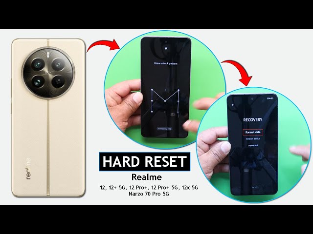 Hard Reset Realme 12 | Realme 12 Plus 5G | Realme 12x 5g | Realme Narzo 70 Pro 5G Remove Screen lock