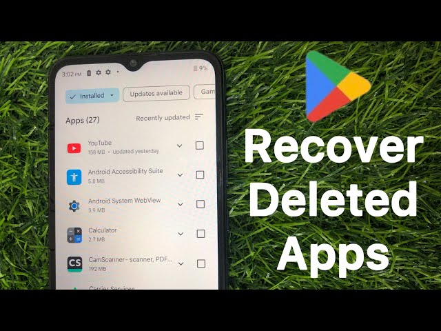 How to Recover Deleted Apps On Android | Reinstall your Deleted Apps on Android.