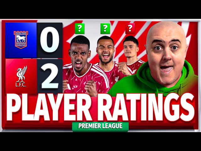 ISAK HAS ARRIVED! + GAKPO WAS AMAZING! Ipswich Town 0-2 Liverpool Player Ratings