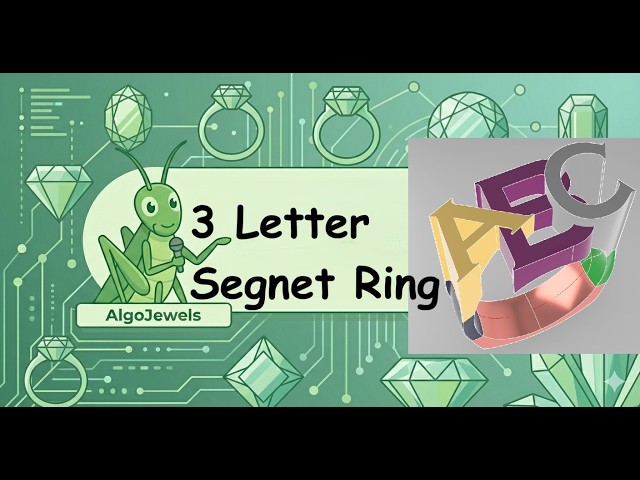 3 Letter ABC Ring