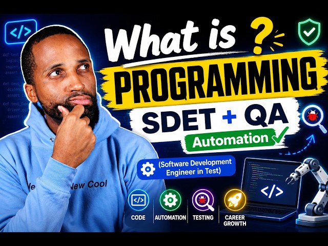 What is Programming? | Beginner Guide to SDET + QA Automation