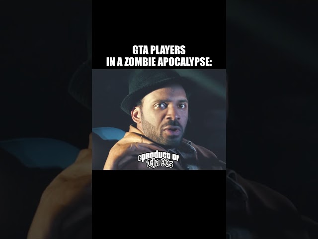 GTA players in a zombie apocalypse POV 🧟😂 #pov #gta #zombie #residentevil #mikeepps