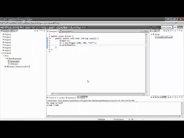 Tutorial 11 - Object-Oriented Programming in Java, Coding Example
