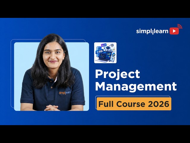 Project Management Full Course 2026 |Complete PMP Course For Beginners | Simplilearn