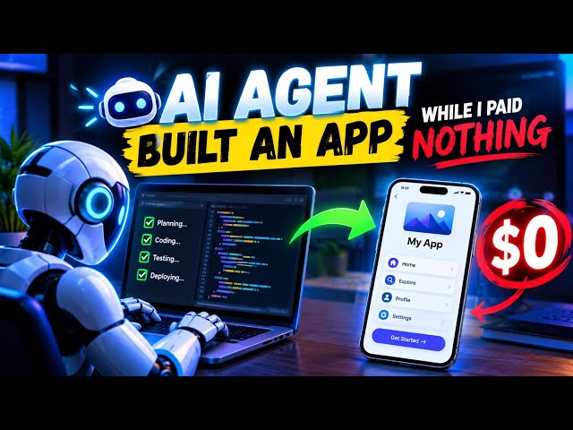 This AI Agent Built an App While I Paid NOTHING 🤯