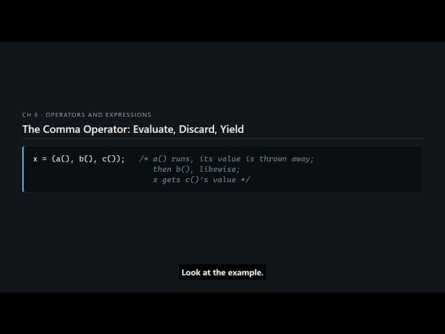 C Programming #69 — sizeof and the Comma Operator