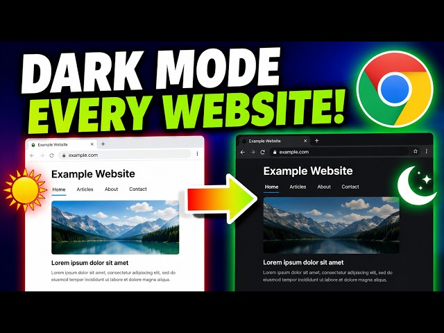 Enable Dark Mode on EVERY Website! (Hidden Chrome Setting)