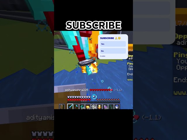 Minecraft Java Pvp Combo 👿#shorts #viral #gaming