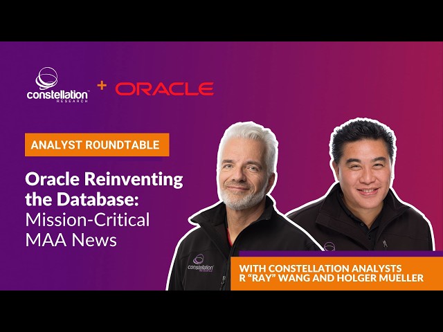 Oracle’s Maximum Availability Architecture: Built for the Agentic AI Era