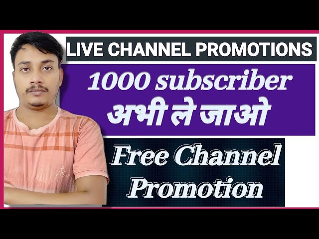 Live Channel Check And Promotion By Tech Creator Mritunjay