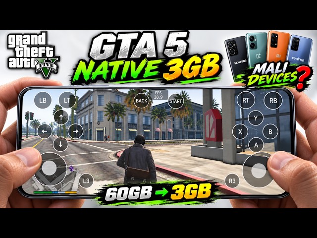 GTA 5 Android 3GB Port Gets MALI SUPPORT! New Optimization Update