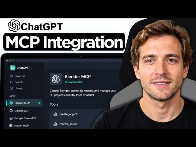 ChatGPT Blender MCP Integration (2026 Step By Step Tutorial)