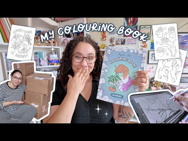 I made a COLOURING BOOK in 2 months! 📚🖍️