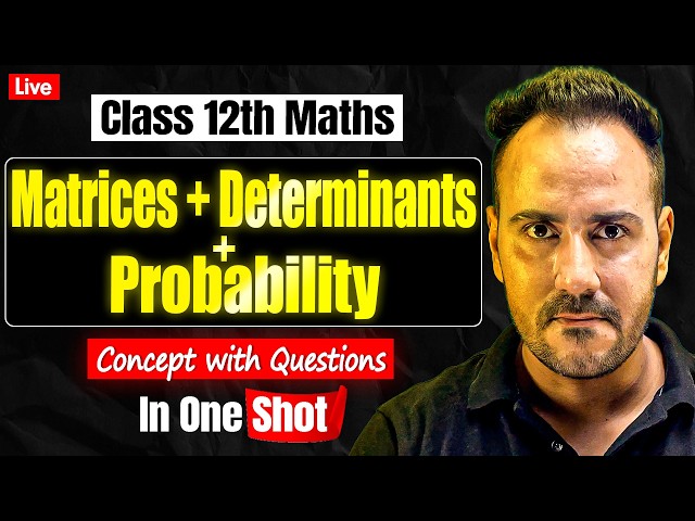 Class 12th Maths | Complete Revision Day 4 | Concept with Questions with Ushank Sir