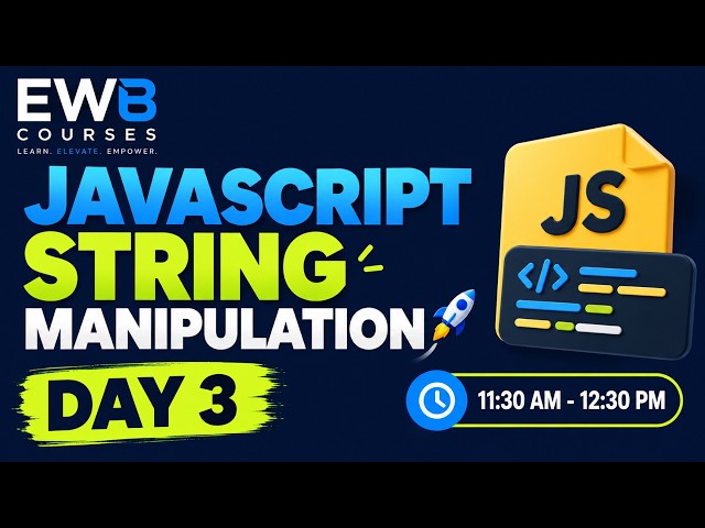JavaScript String Manipulation Methods length, toUpperCase, toLowerCase, charAt, includes & indexOf
