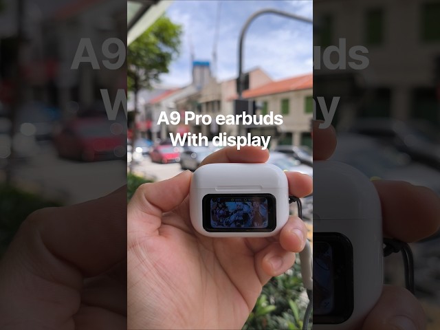 A9 Pro Earbuds with display #shorts