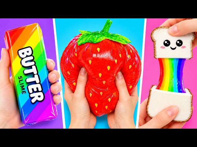 🍓🍞 We Made the CUTEST Food Squishies! 😍 Easy DIY Crafts
