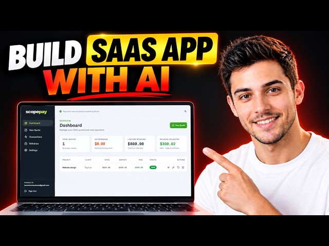 I Built a SaaS App with free AI Agent Without a Developer Team ( no coding )