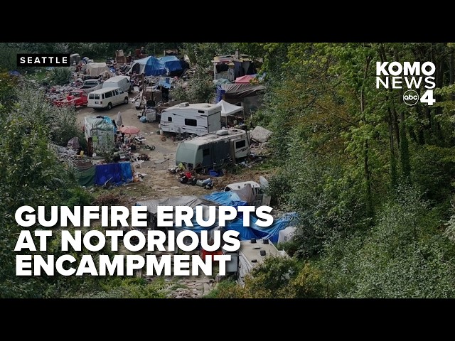 Gunfire erupts at notorious south Seattle encampment, neighbors want city to take action