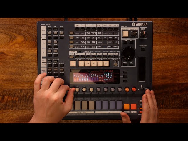 First beat on Yamaha SU-700 Sampler - What a sound