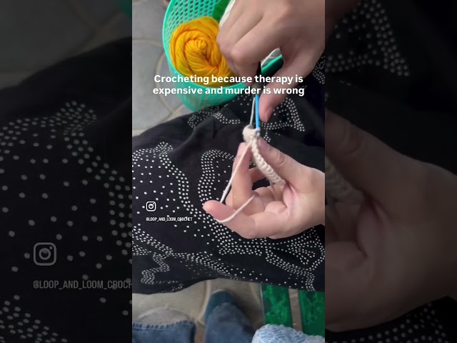 When u think to mu*der  #crochet #handmade #crochetcrosai